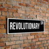 Revolutionary street sign