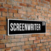 Screenwriter street sign
