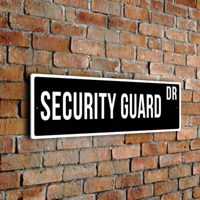 Security-Guard street sign