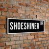 Shoeshiner street sign