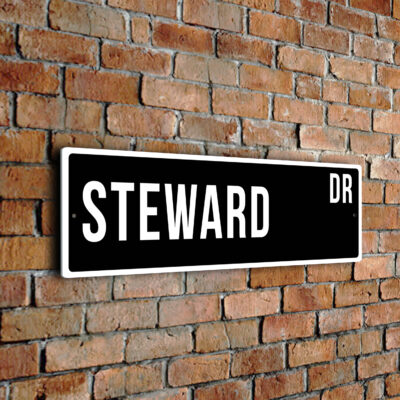 Steward street sign