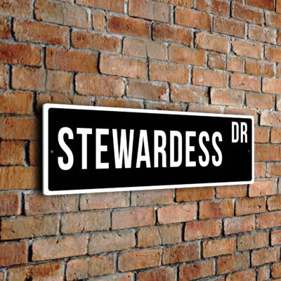 Stewardess street sign