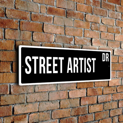 Street Artist street sign