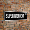Superintendent street sign