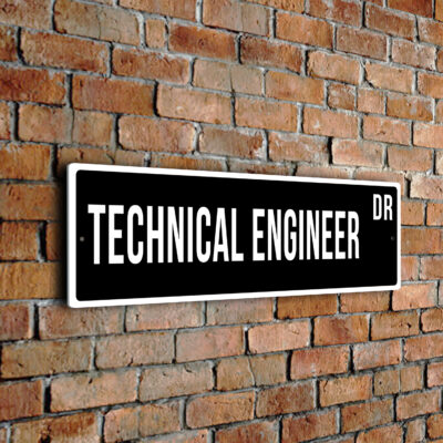 Technical Engineer street sign