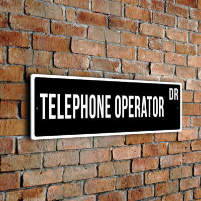 Telephone Operator street sign