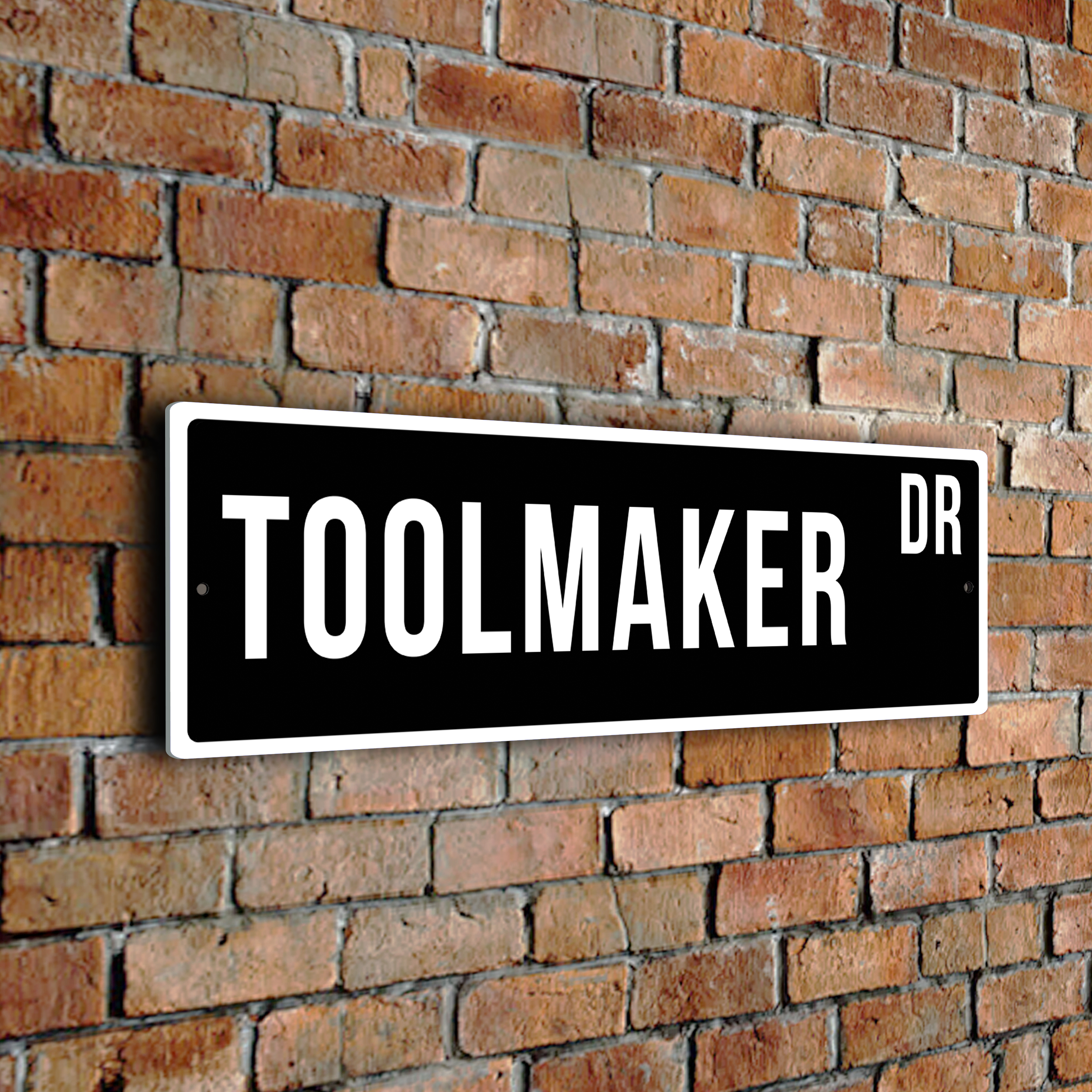 Toolmaker street sign