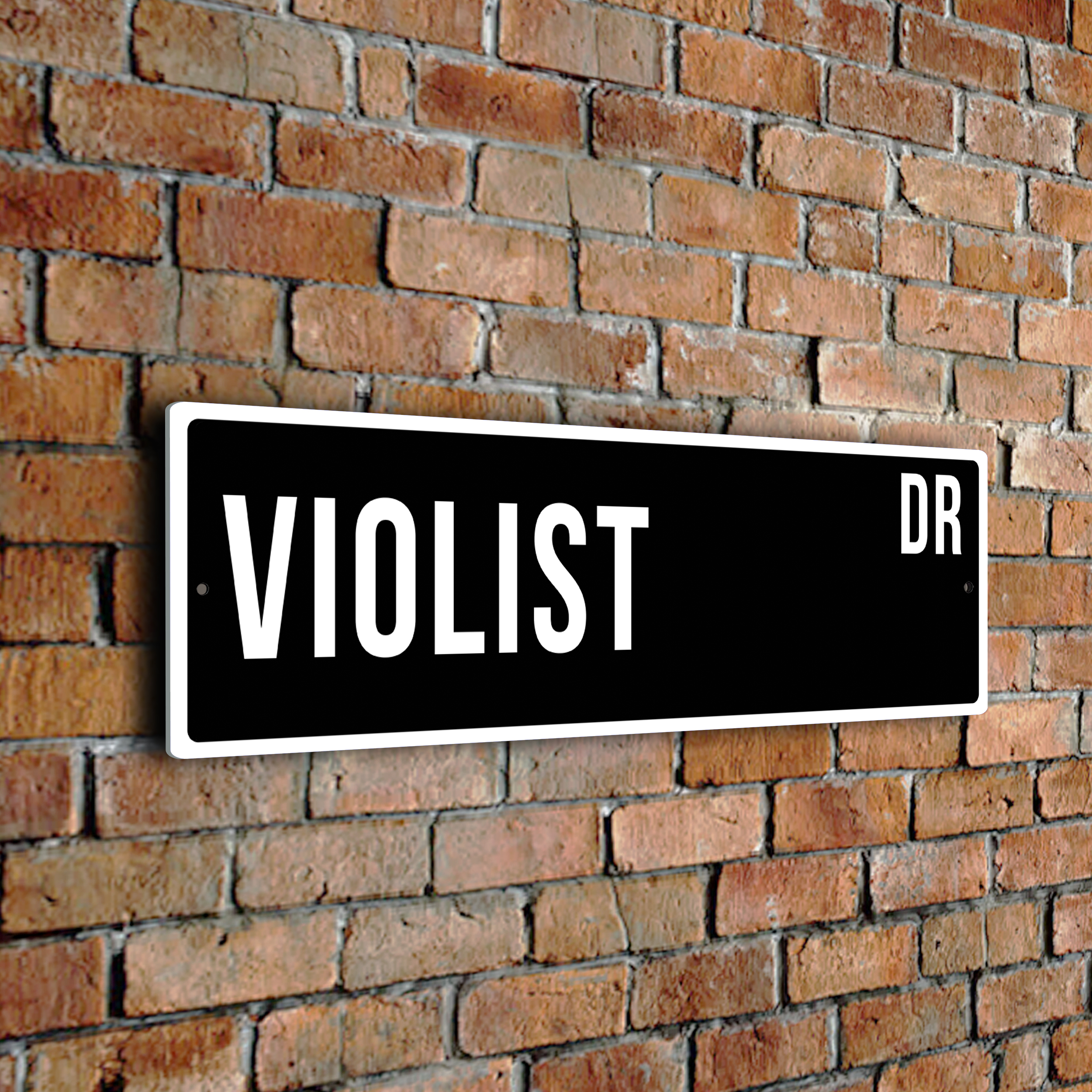 Violist street sign