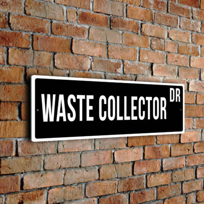 Waste Collector street sign