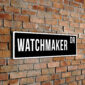 Watchmaker street sign