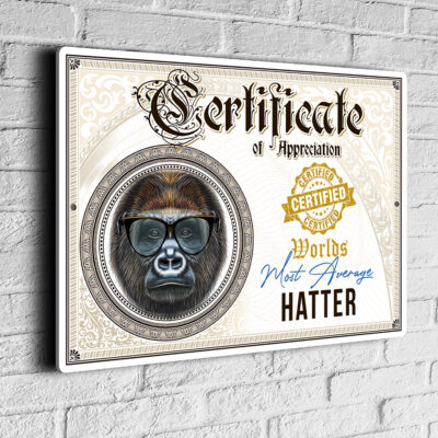 Fun Hatter Certificate