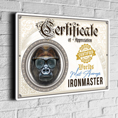 Fun Ironmaster Certificate