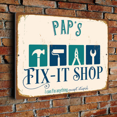 Pap's Fixit Shop