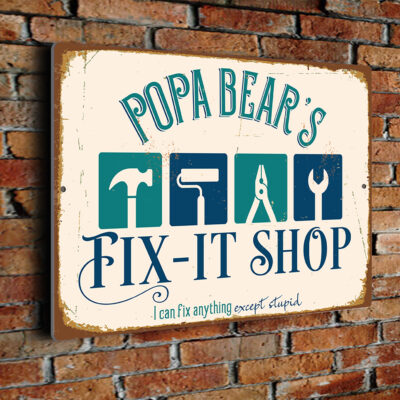 Popa Bear's Fixit Shop
