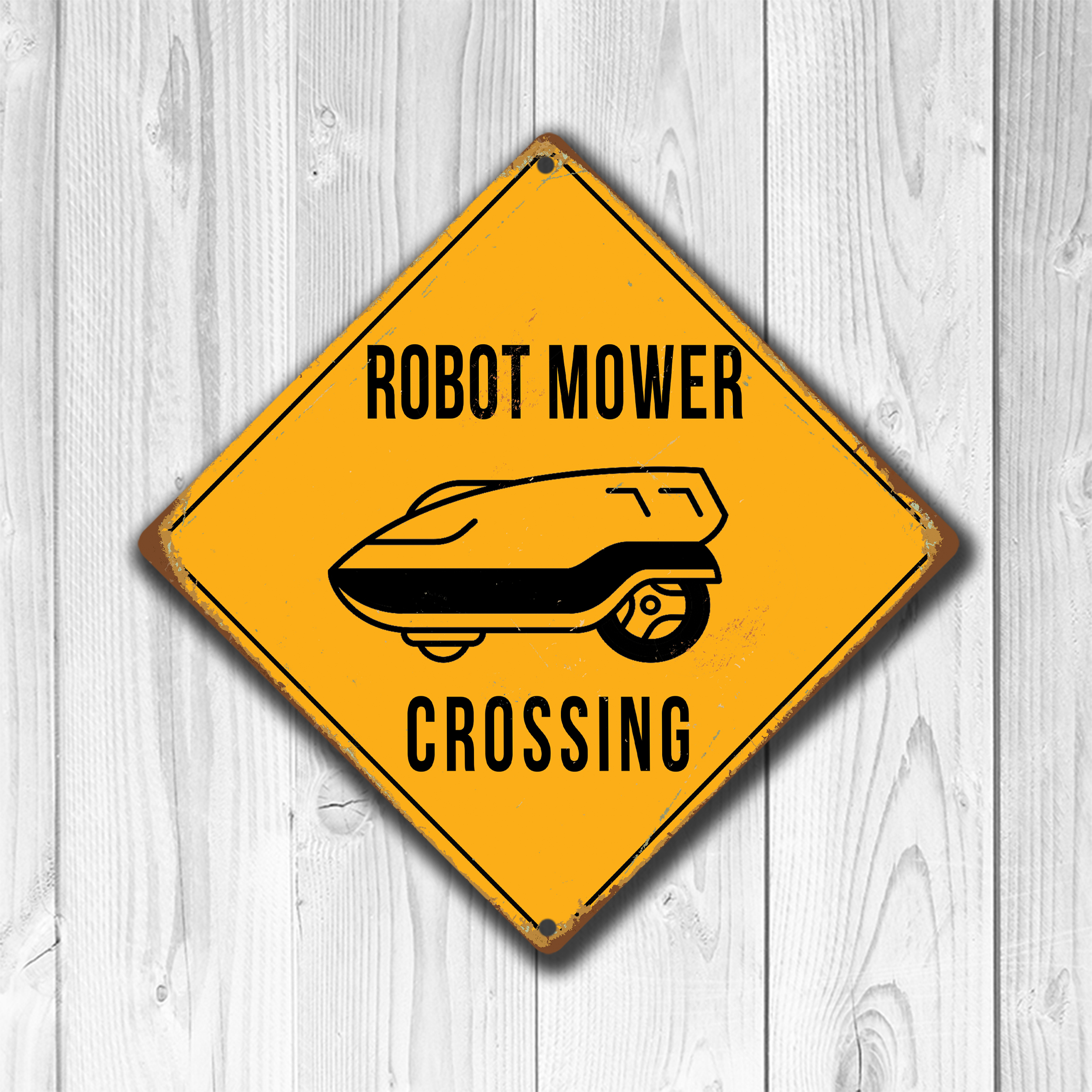 Robot Mower Xing Signs