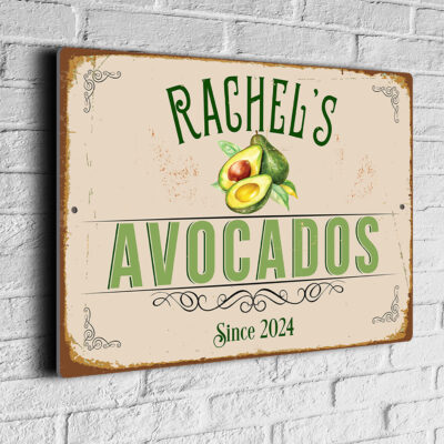 Custom Avocados Sign