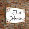 Just Married Wedding Signs