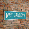 Art Gallery Sign