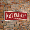 Art Gallery Sign