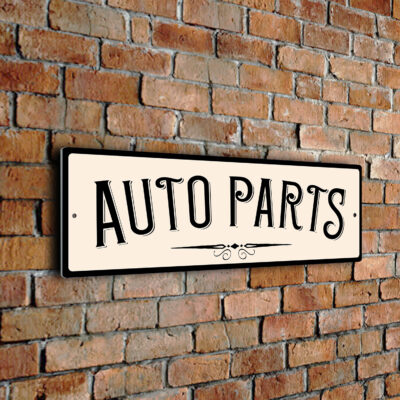 Auto Parts Sign