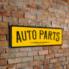 Auto Parts Sign