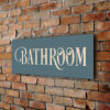 Classic Bathroom Sign