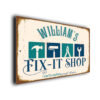 Custom Fix-it Shop Sign