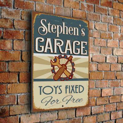 Personalised Garage Sign