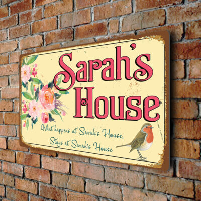 Custom House Sign