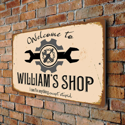 Custom Shop Sign