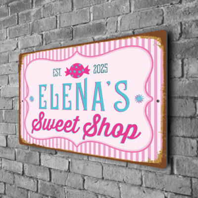 Custom Sweet Shop Sign
