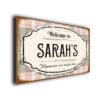 Personalized House Sign