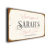 Custom Name Sign