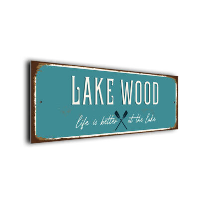 Lake Wood Sign