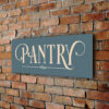 Classic Pantry Sign