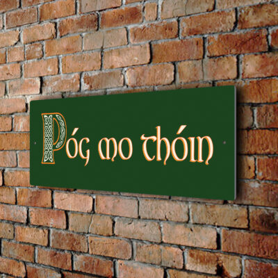 Póg mo thóin Sign