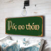 Póg mo thóin Irish Sign