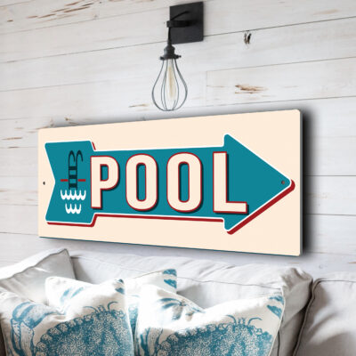 Classic Pool Right Sign