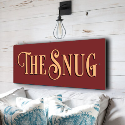 Classic The Snug Sign